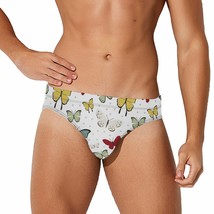 Mondxflaur Butterfly Swim Briefs Sexy Swimming Trunks Quick Dry Soft Athletic - £15.81 GBP