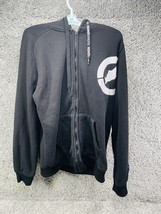 Ecko Unltd Hoodie Men’s XL Embroidered Full Zip Sweater Jacket Black - £29.66 GBP