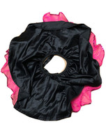 Revolution Black Hot Pink Tutu Layered Skirt Petticoat Child Sz MC Dance... - £9.66 GBP