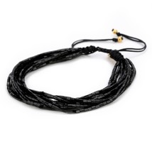 Classic Black Bracelet Set for Women Jewelry Luxury Stacked Bracelets Accessorie - £27.59 GBP