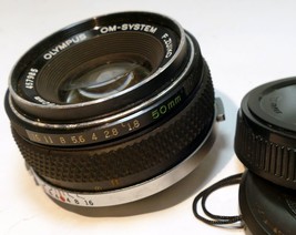 Olympus OM 50mm f1.8 Lens manual focus with fungus webbing - £28.75 GBP