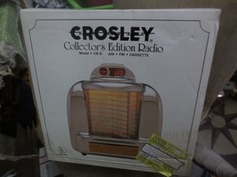 Crosley CR-9 Tabletop Vintage Retro Jukebox AM/FM/Cassette Stereo New - $121.54