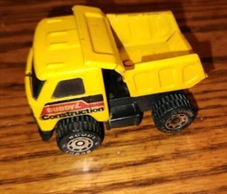 Vintage Small Buddy L Construction Yellow Dump Truck Metal Body - £7.72 GBP