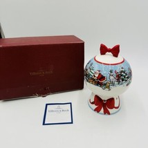 Villeroy and Boch Santa&#39;s Apple Baker Porcelain 3 Pieces Sleigh &amp; Reindeer - £147.09 GBP