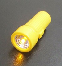 1-7/8&quot; Long Yellow Working Flashlight for Build A Bear or 18&quot; Doll - $8.41