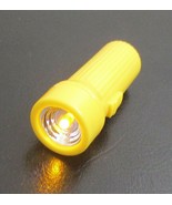 1-7/8&quot; Long Yellow Working Flashlight for Build A Bear or 18&quot; Doll - £6.69 GBP