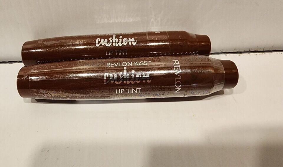 Primary image for Revlon Kiss Cushion Lip Tint  #280 Chocolate  Set of 2 New/Sealed