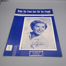 Vintage Sheet Music, Wake the Town and Tell the People by Mindy Carson, Sammy - £16.19 GBP