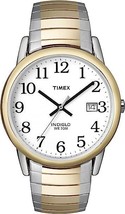 Timex T2H311 Men&#39;s Easy Reader Two-Tone Stainless Steel Expansion Band Watch - £41.45 GBP