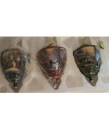 Kinkade Set 3 (See Descript) Heirloom Glass Ornaments Bradford Exchange ... - €21,37 EUR