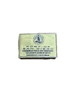 VTG PORT OF SAN DIEGO CALIFORNIA MATCHBOOK MATCHES - ONE MATCH MADE IN S... - $6.86 CAD