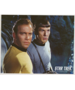 William Shatner &amp; Leonard Nimoy Star Trek TOS 8x10 Publicity Photo Kirk ... - $280.89 MXN