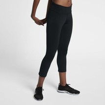 Nike Women&#39;s Power Pocket Hyper Dri-Fit Training Capris Tights Black Small - £35.51 GBP