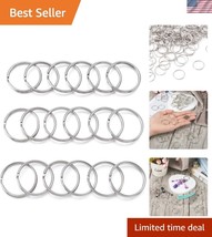 Premium 1000 Pcs Metal Key Rings - 25mm High-Quality Connectors for Orga... - $39.00