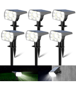 NYMPHY Solar Garden Lights: 4-Pack LED Spotlights - £50.47 GBP