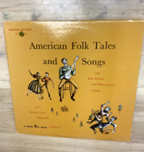 American Folk Tales Songs Signet Key Book Lp Record J EAN Ritchie Paul Clayton 33 - £14.08 GBP