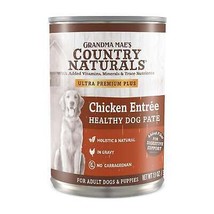 Grandma Mae&#39;s Country Naturals Healthy Dog Pate Wet Dog Food Chicken Entrée, 13o - £64.85 GBP