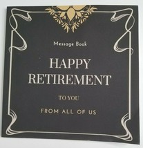 Happy Retirement To You Guest Paperback Message Book New Party Celebration - £7.18 GBP