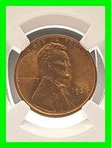 1936 Lincoln Wheat Penny 1c - NGC MS 64 BN Brown UNC - Uncirculated - High Grade - £79.12 GBP