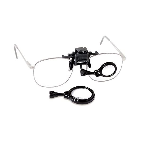 Carson 5x and 8x OcuLens Clip On Eyeglass Magnifier Set  - $21.00