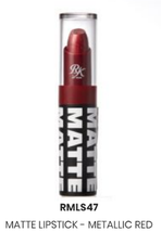 Rk By Kiss Matte Lipstick Metallic Red Color Matte Lipstick RMLS47 - £2.32 GBP