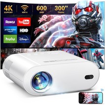 4K Projector, Projector With Wifi And Bluetooth, Mini Projector With Aut... - $305.99