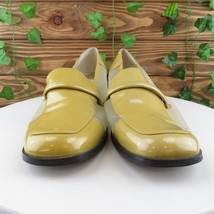 Jones New York Women Loafer Shoe Sport Beige Patent Leather Slip On Sz 10 Medium - $19.75