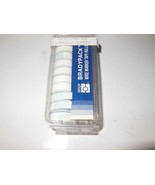 BRADYPACK WIRE MARKED TAPE ROLLS -WHITE- PACKAGE OF 20 - NEW- H14 - €10,55 EUR