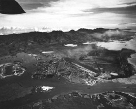 Aerial view of Pearl Harbor and Hickam Field in October 1941 New 8x10 Photo - $8.81