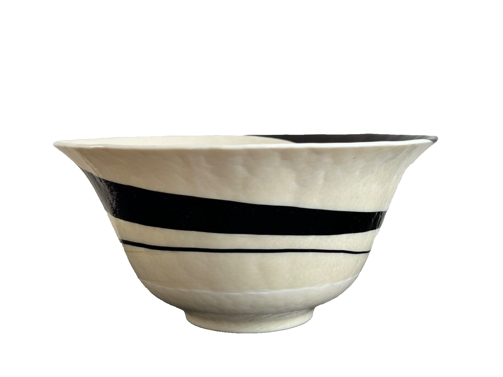Vintage Yalos Casa Decorative Murano Italy Swirl Glass Bowl - $297.00