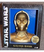 1994 Star Wars C3PO Saving Bank Official Bust Banks Collector Series New... - £58.83 GBP