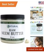 Natural Neem Moisturizer with Marula Oil &amp; Kokum Butter Skin Soothing Cr... - €19,76 EUR