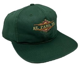 El Paso Texas Hat Cap Snap Back Green Southwestern Style Logo Cowboy Destination - £13.95 GBP