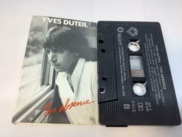 Yves Duteil Audio Cassette Tape Ton Absence 1987;Audiogram Canada AD4-10-022 - £6.77 GBP
