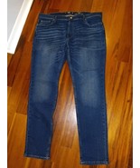 HOLLISTER CALIFORNIA MEN&#39;S EPIC FLEX DARK BLUE DENIM SKINNY JEANS 40X32 ... - $556.84 MXN