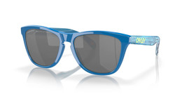 Oakley FROGSKINS HI RES Sunglasses OO9013-K355 Polished Sapphire W/ PRIZ... - £66.48 GBP