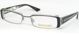 Brendel 905128 10 BLACK WHITE SILVER EYEGLASSES GLASSES FRAME 49-18-135mm - $97.90