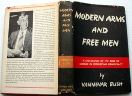 1949 Vannevar Bush Modern Arms And Free Men military-industrialist Cia Analog - £15.43 GBP