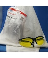 Two Pair Safety Glasses One Yellow Lens One Clear Lens Honeywell Polysafe - £5.36 GBP