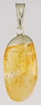 Citrine tumbled pendant - $19.95