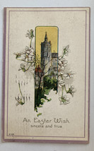 An Easter Wish Sincere And True Easter Postcard - £7.84 GBP