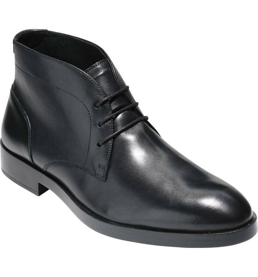 Handmade mens leather shoes Chukka style boots for men handmade classic shoes