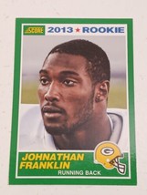 Johnathan Franklin Green Bay Packers 2013 Score Rookie Card #377 - £0.73 GBP