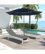 10ft Auto-Tilt Patio Umbrella (Navy Blue) - $198.96 CAD