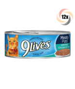 12x Cans 9Lives Meaty Pate Real Chicken &amp; Tuna Dinner Cat Food 5.5oz - $32.71 CAD