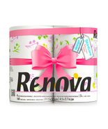 Renova Spring Edition Toilet Paper - 4 Rolls/Pack, 3-Ply, 160 Sheets, Se... - £7.85 GBP+