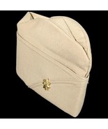 Military Garrsion Hat Nurse Cadet Eagle Shield Pin Anchor TAN KHAKI Cap ... - £39.25 GBP