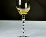 vintage Yellow Colored Glass Stemmed Aperitif Cordial Twisted Stems 7&quot; Tall - £12.74 GBP