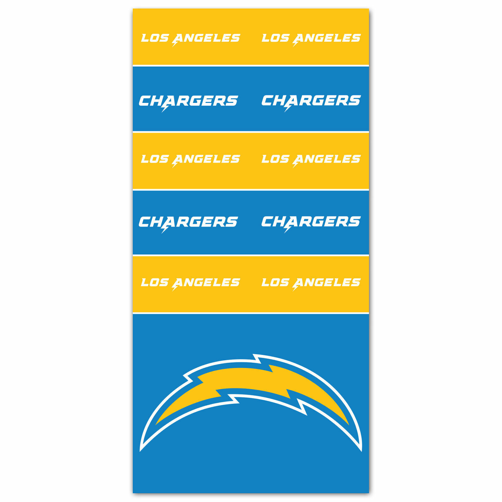 Los Angeles Chargers NFL Superdana Face Mask Neck Gaiter Bandana Headban... - $13.06