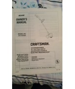 Sears Owners Manual Craftsman Electric Weedwacker Model No. 257.797020 - €4,23 EUR